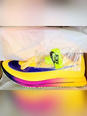 Nike Triple Jump Elite Track & Field 'Citron Pulse' Sz 12 Men NIB